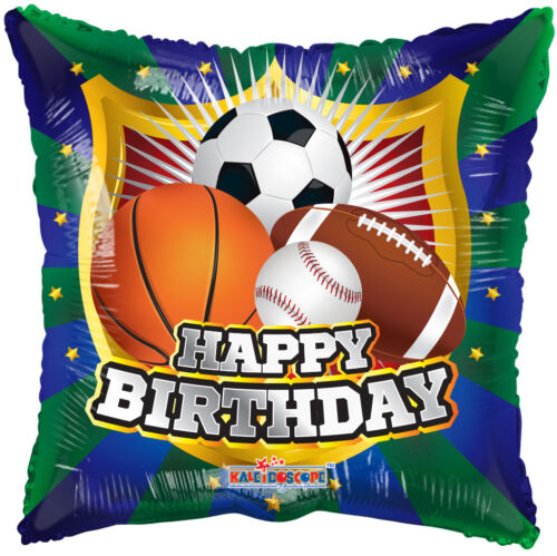 ALL SPORTS HAPPY BIRTHDAY Crest Party Balloon