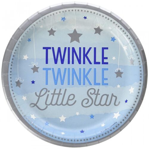 Birthday Twinkle One Little Star, Luncheon Plates