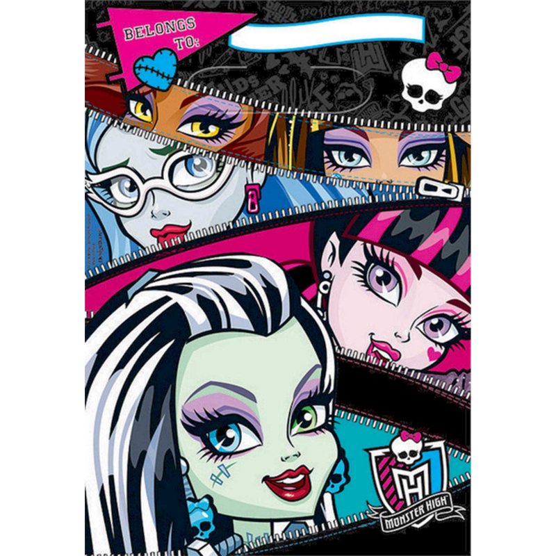 Monster High Birthday Folded Loot Bag