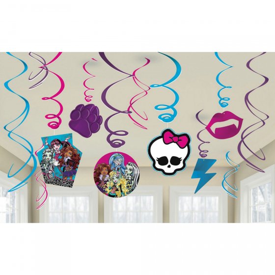Monster High Hanging Swirl Decoration