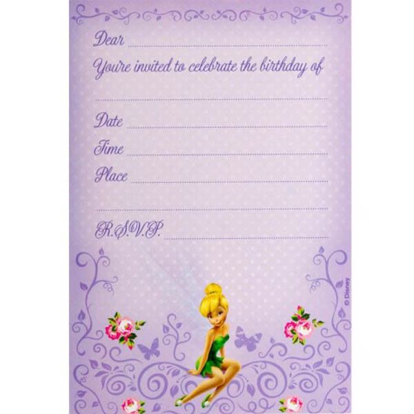 Disney Fairies Invitations