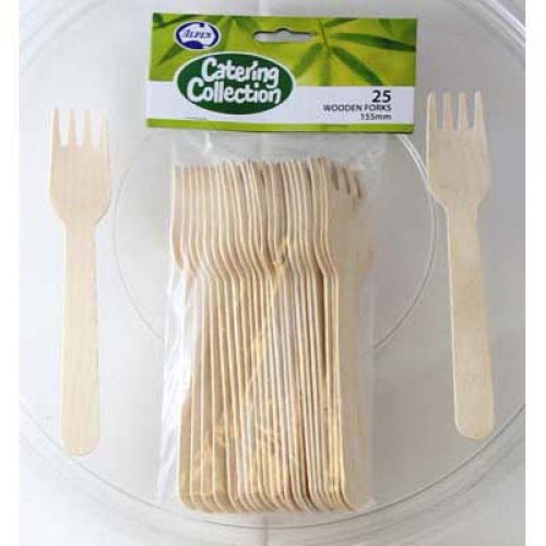 Wooden Forks Eco-Friendly Catering Supplies